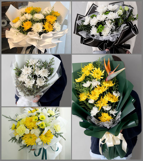 山东青岛平度市田庄镇苍村白事花束代送